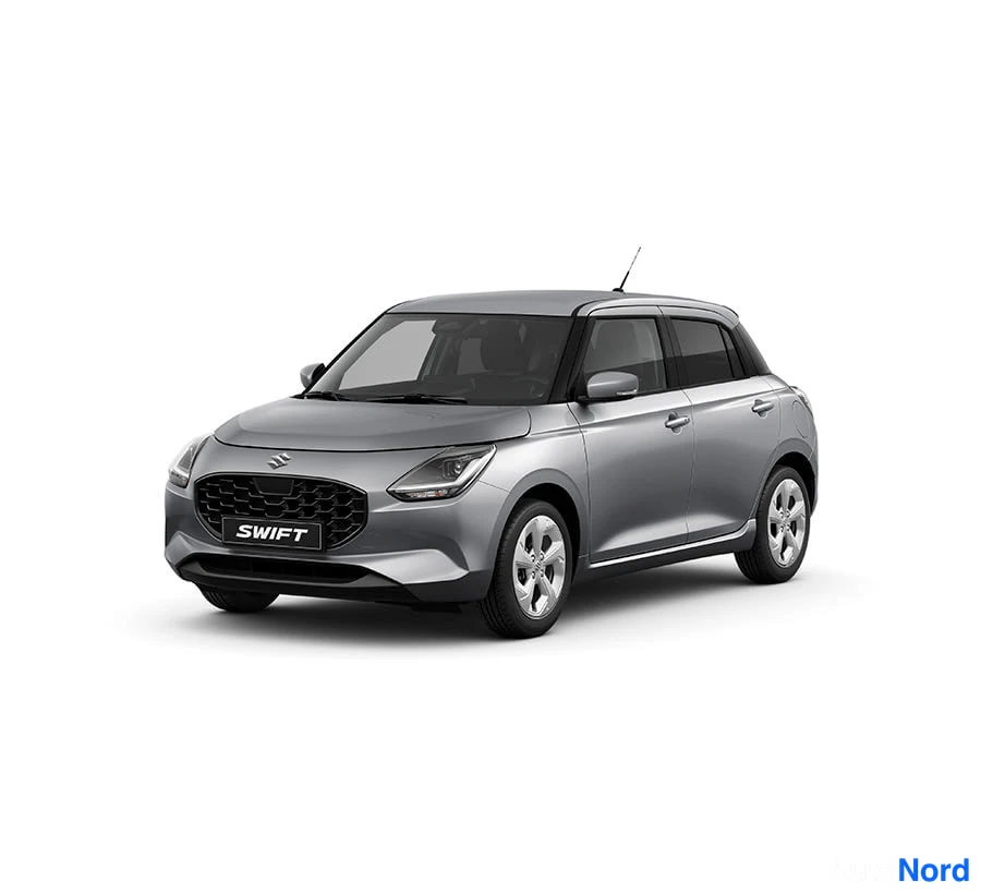 Sininen Suzuki Swift 2026, etuviisto, keula vasemmalle, kuva 7