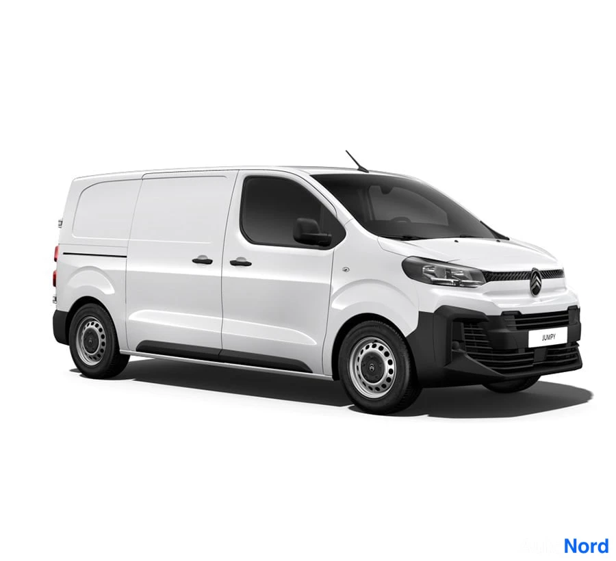 Punainen Citroen Jumpy 2026, etuviisto, keula oikealle, kuva 4