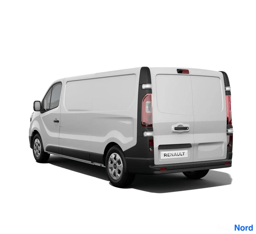 Valkoinen Renault Trafic 2026, takaviisto, kuva 3