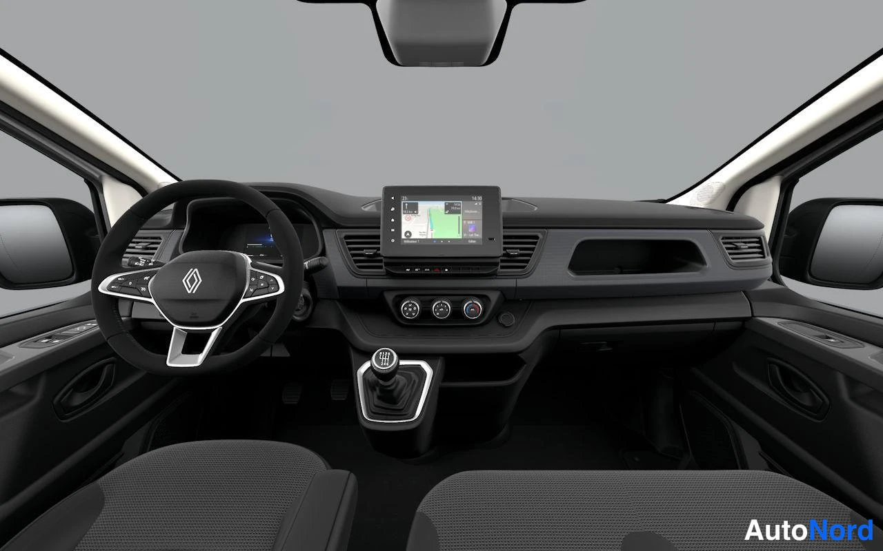 Valkoinen Renault Trafic 2026, ohjaamo, kuva 4