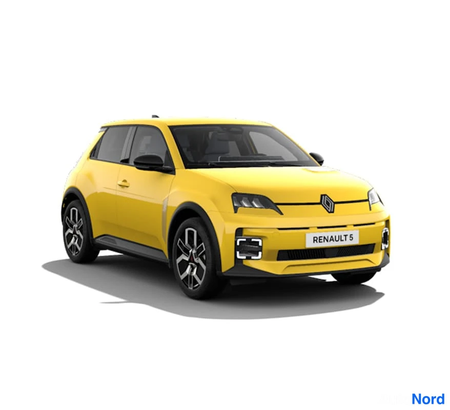 Renault 5 E-Tech electric 2026, etuviisto, keula oikealle, kuva 5