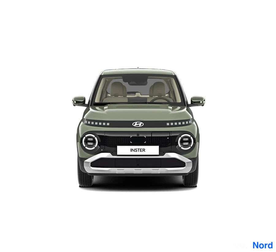 Valkoinen Hyundai Inster 2026, edestä, kuva 9