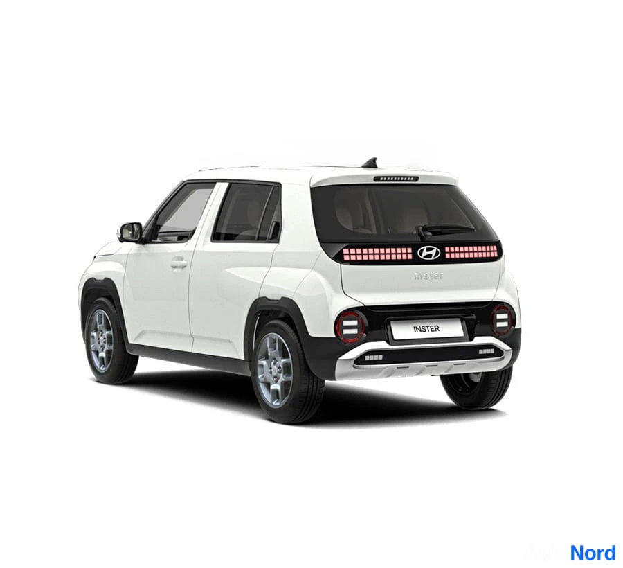 Valkoinen Hyundai Inster 2026, takaviisto, kuva 18