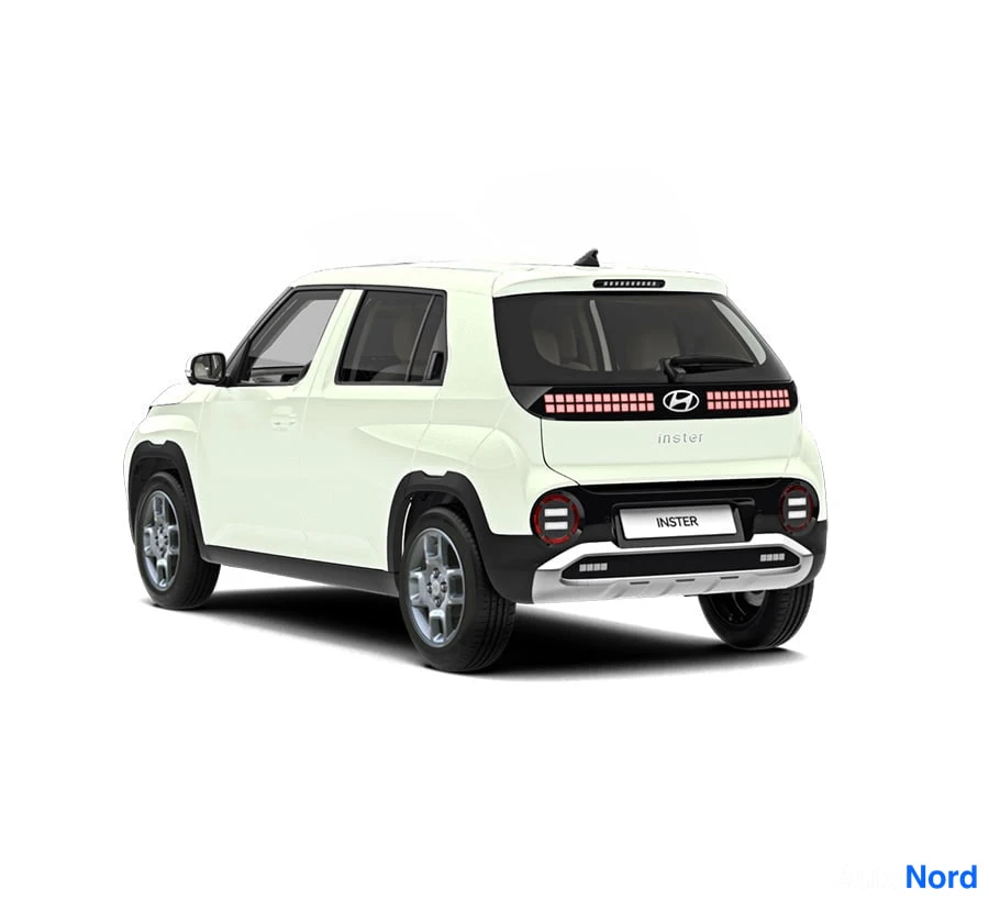 Valkoinen Hyundai Inster 2026, takaviisto, kuva 19