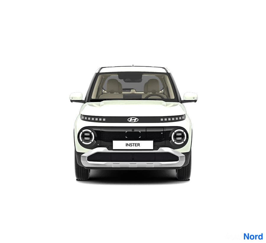 Valkoinen Hyundai Inster 2026, edestä, kuva 11
