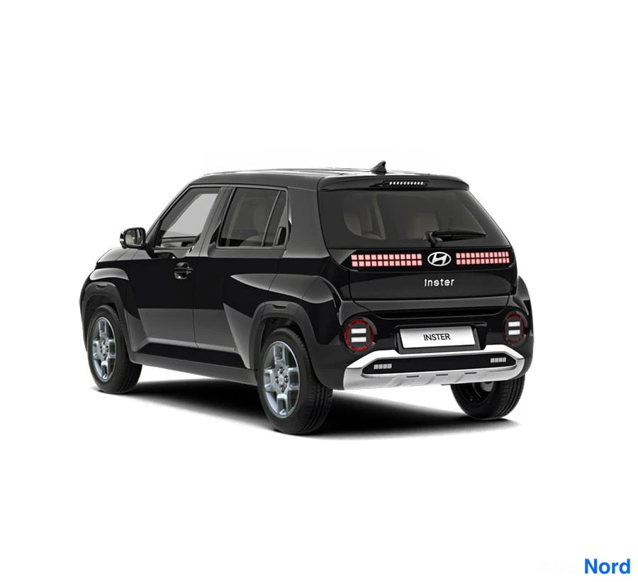 Valkoinen Hyundai Inster 2026, takaviisto, kuva 16