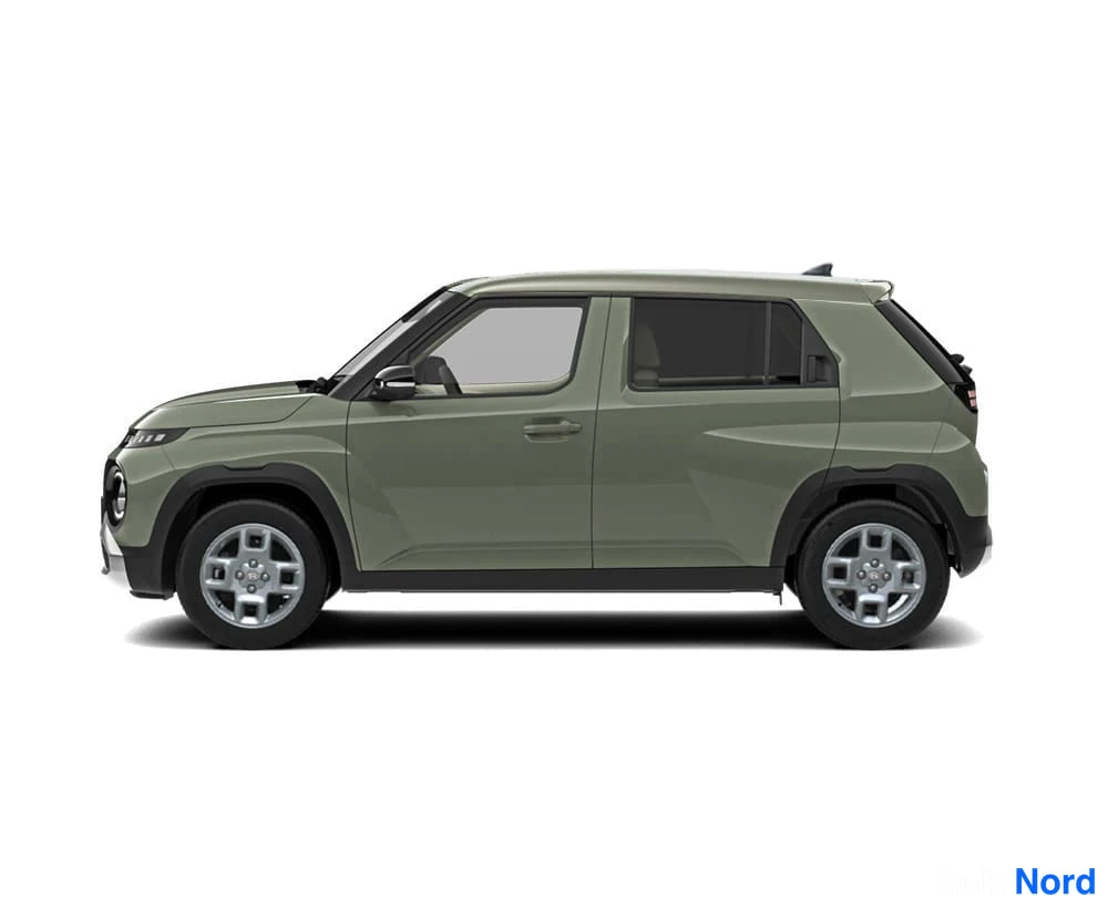 Valkoinen Hyundai Inster 2026, sivulta, kuva 14