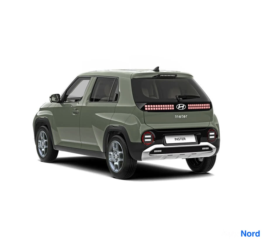 Valkoinen Hyundai Inster 2026, takaviisto, kuva 17
