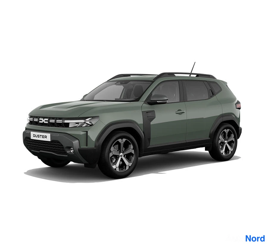 Valkoinen Dacia Duster 2026, etuviisto, keula vasemmalle, kuva 6