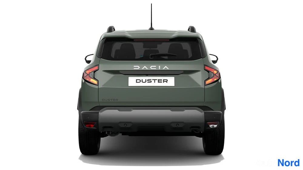 Valkoinen Dacia Duster 2026, takaa, kuva 12