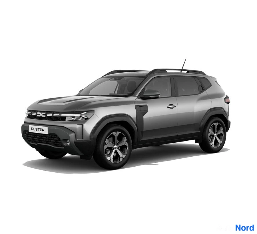 Valkoinen Dacia Duster 2026, etuviisto, keula vasemmalle, kuva 3