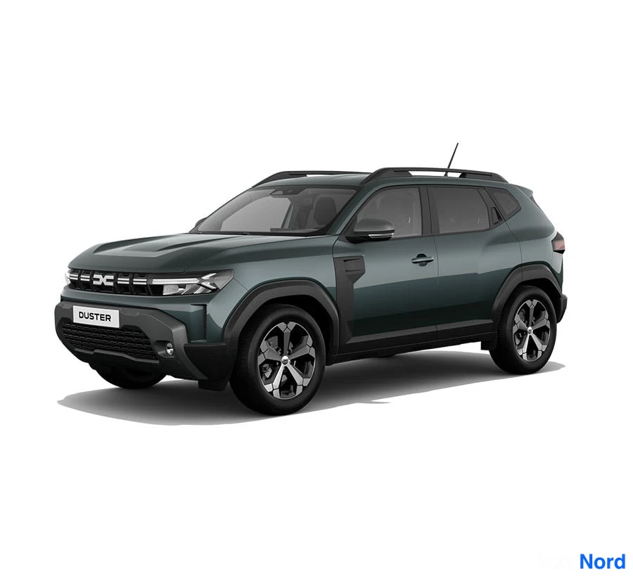 Valkoinen Dacia Duster 2026, etuviisto, keula vasemmalle, kuva 3