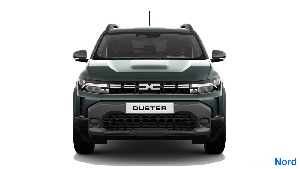 Valkoinen Dacia Duster 2026, edestä, kuva 5