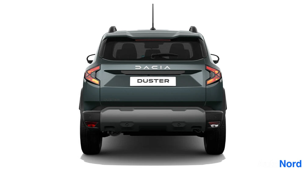 Valkoinen Dacia Duster 2026, takaa, kuva 9