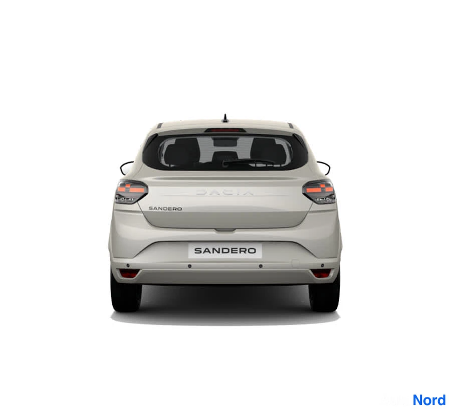 Beige Dacia Sandero 2026, takaa, kuva 4