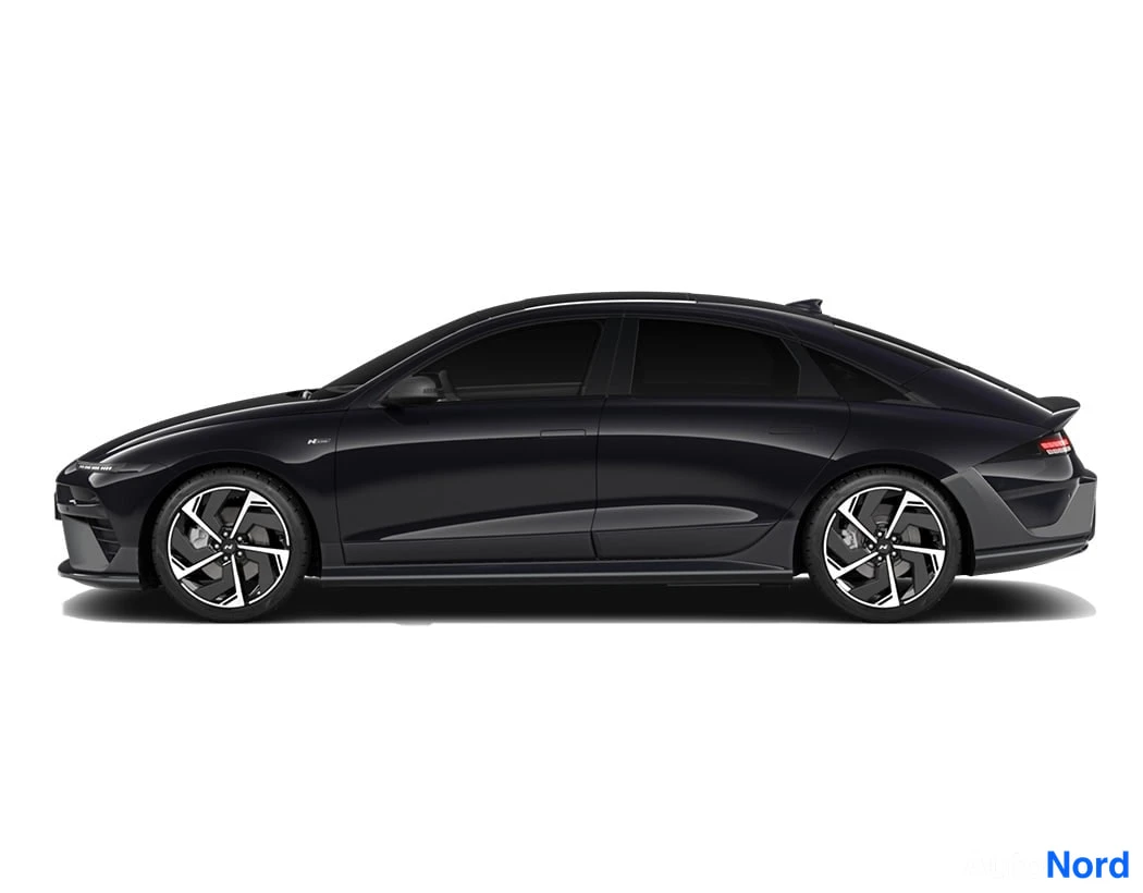 Punainen Hyundai IONIQ 6 2026, sivulta, kuva 7