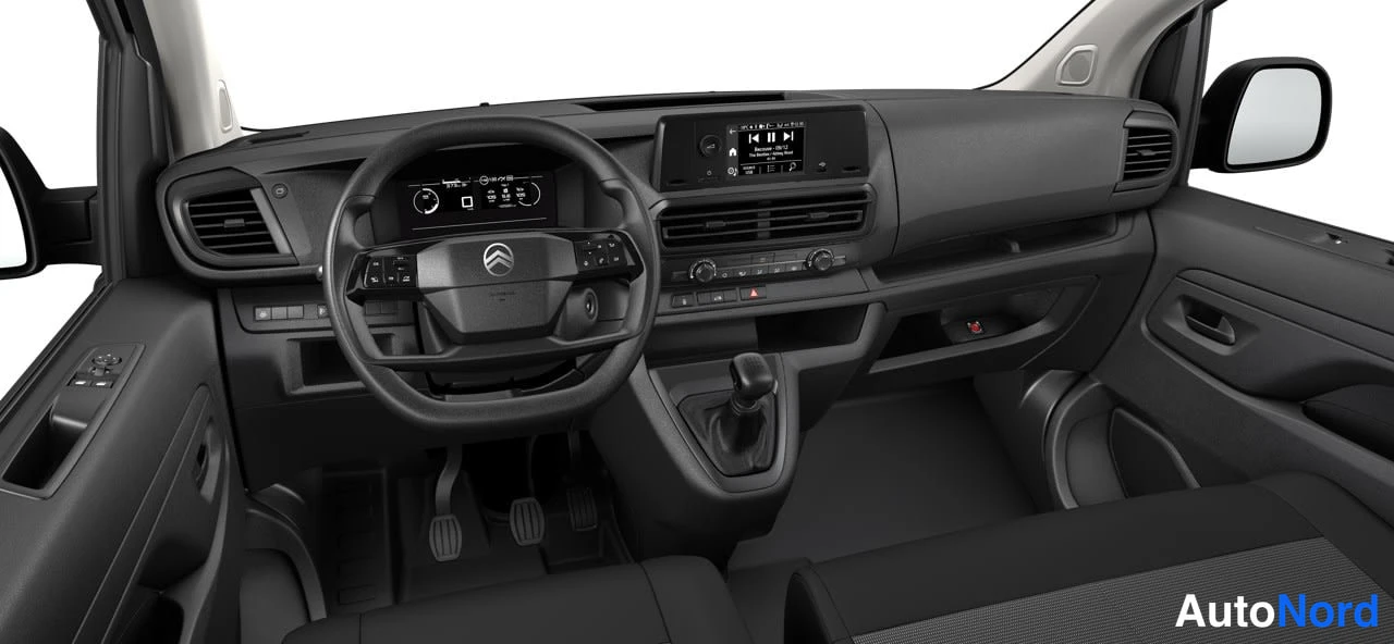 Punainen Citroen Jumpy 2026, ohjaamo, kuva 11