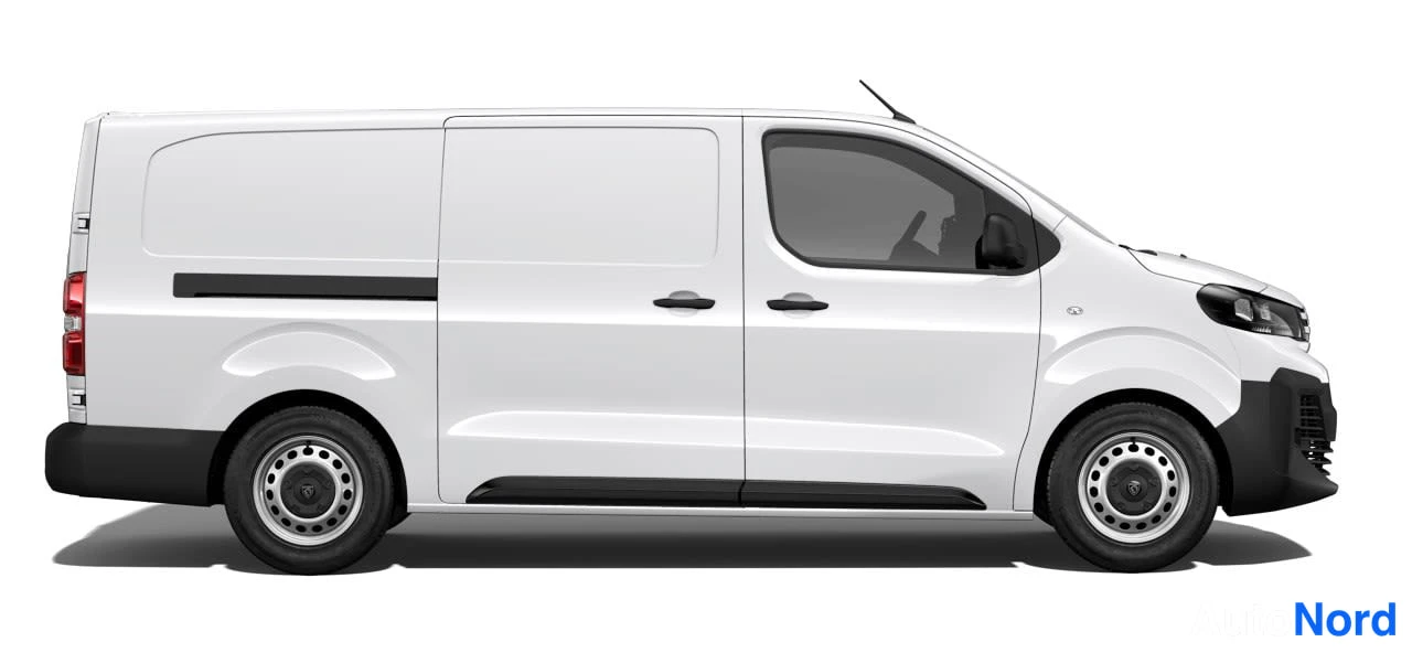 Valkoinen Peugeot Expert 2026, sivulta, kuva 3