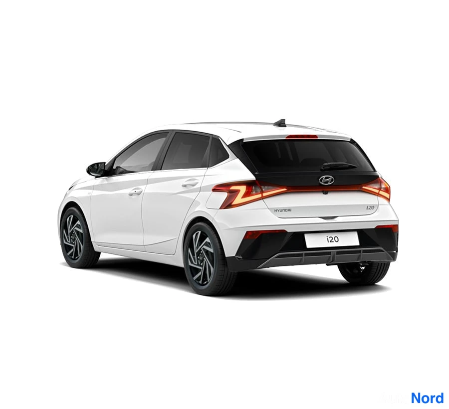 Valkoinen Hyundai i20 2026, takaviisto, kuva 4
