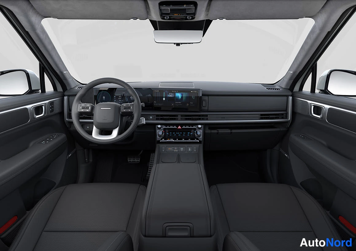 Musta Hyundai Santa FE 2026, ohjaamo, kuva 4