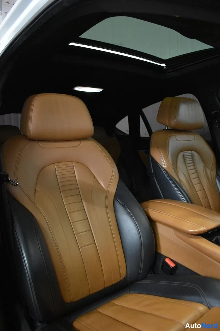 Valkoinen BMW X6 2016, etuistuimet, kuva 23