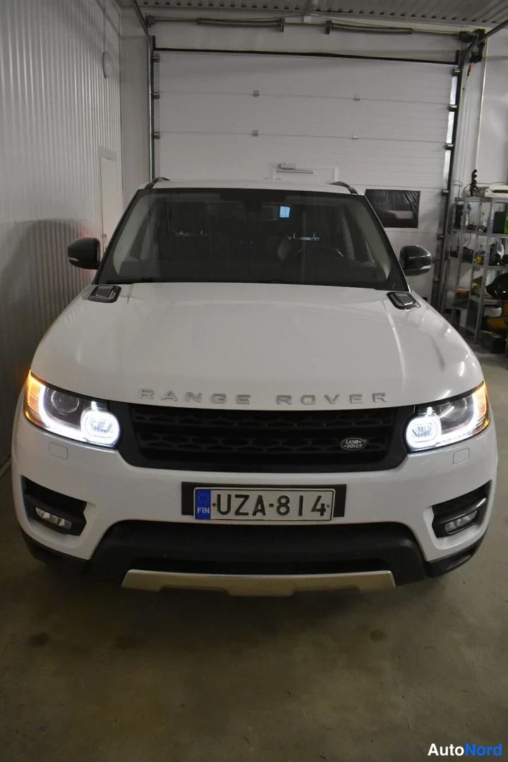 Valkoinen Land Rover Range Rover Sport 2014, edestä, kuva 6