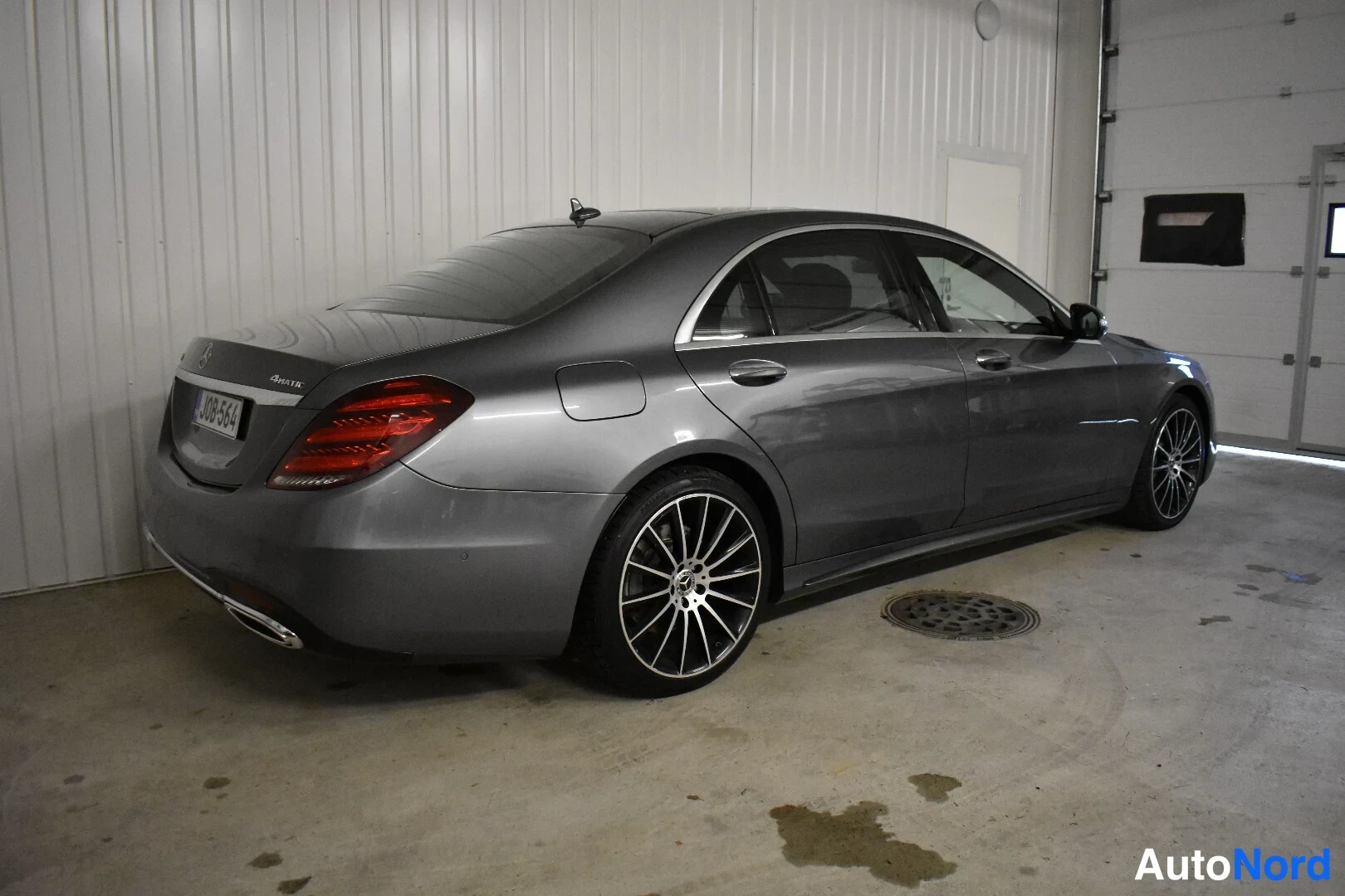 Harmaa Mercedes-Benz S 2018, takaviisto, kuva 10