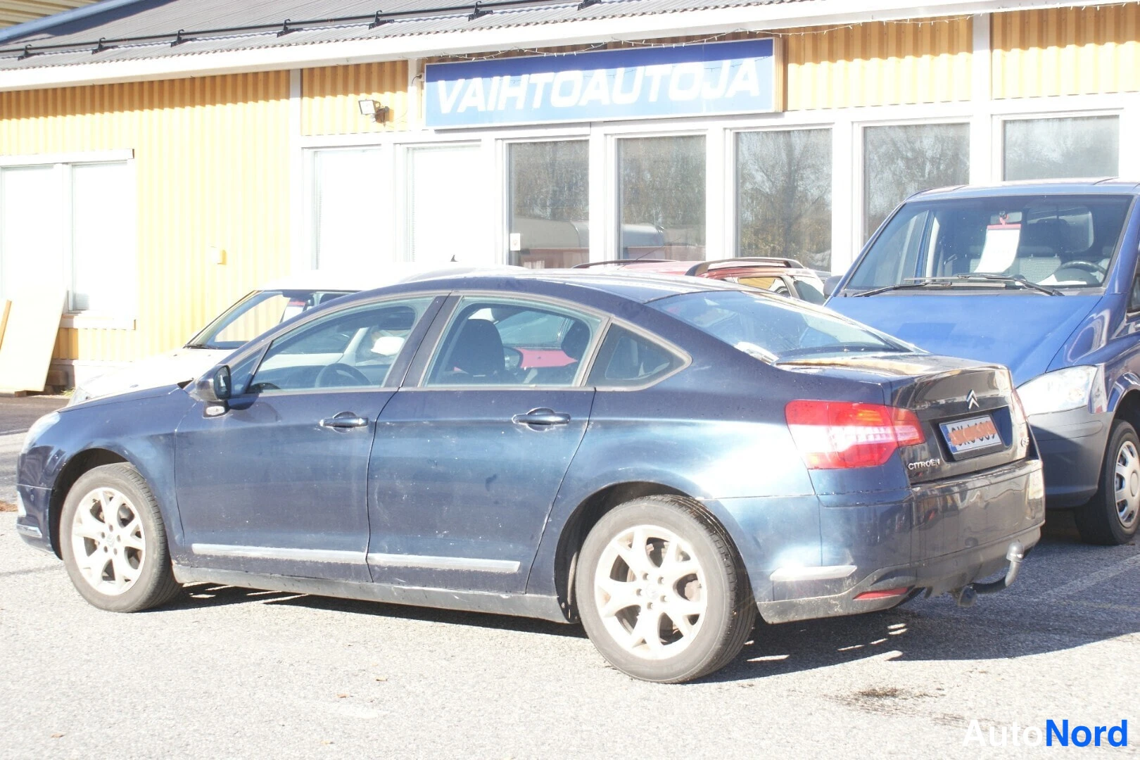 Sininen Citroen C5 2010, takaviisto, kuva 5