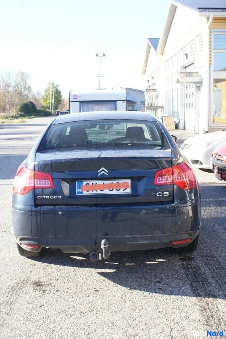 Sininen Citroen C5 2010, takaa, kuva 6