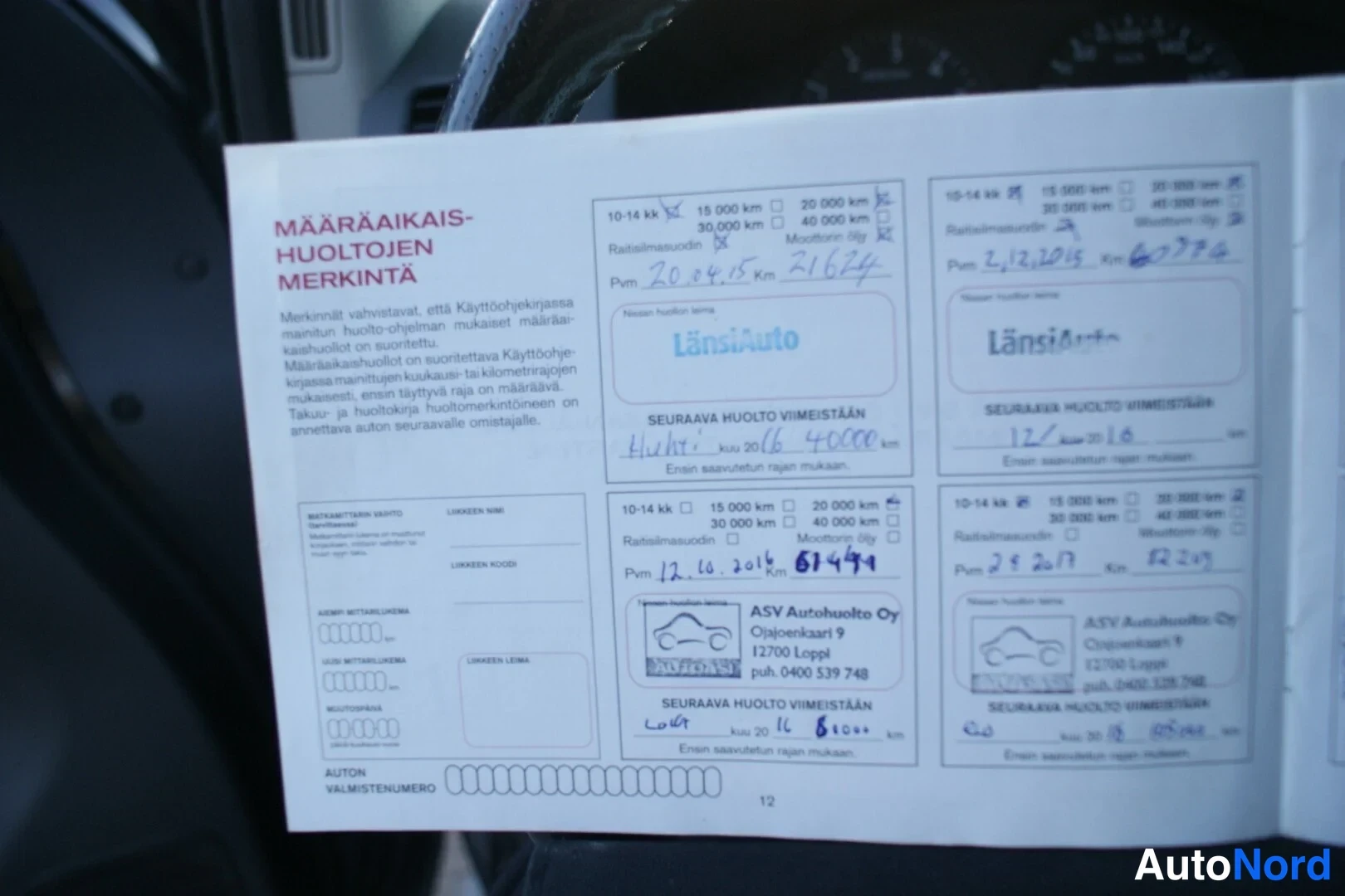 Musta Nissan Navara 2014, asiakirja, kuva 16