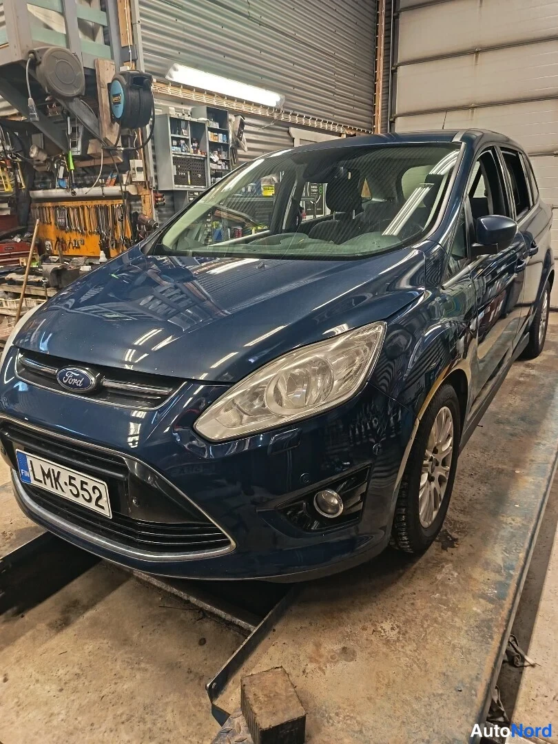 Sininen Ford C-MAX 2014, etuviisto, keula vasemmalle, kuva 3