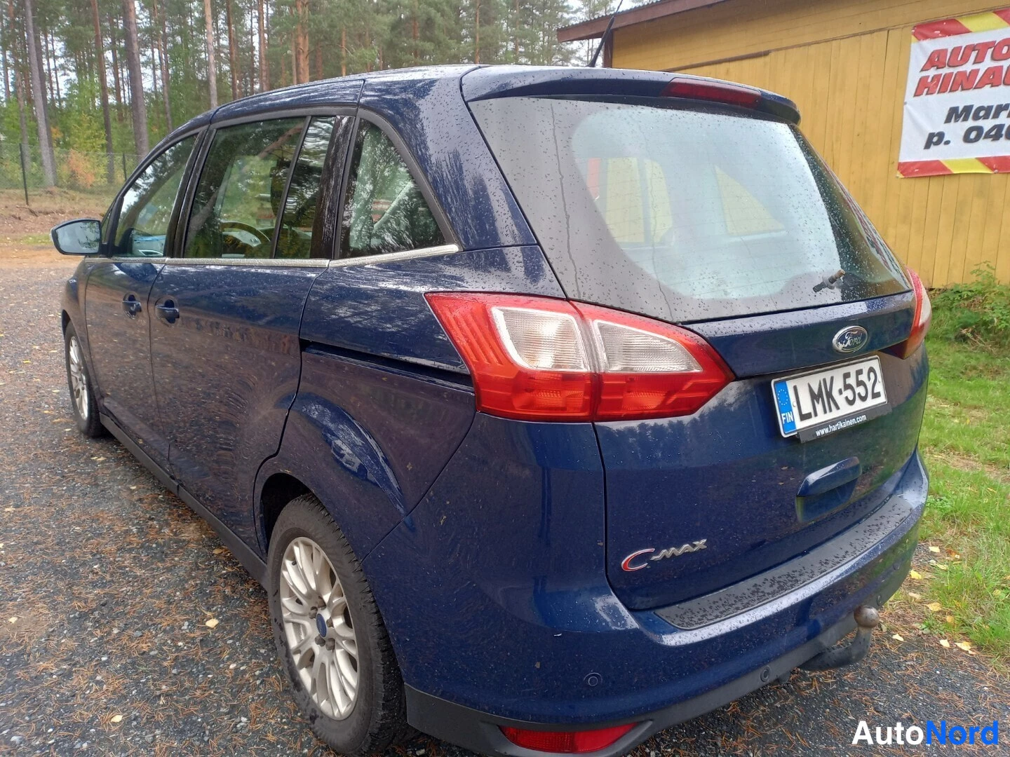 Sininen Ford C-MAX 2014, takaviisto, kuva 6