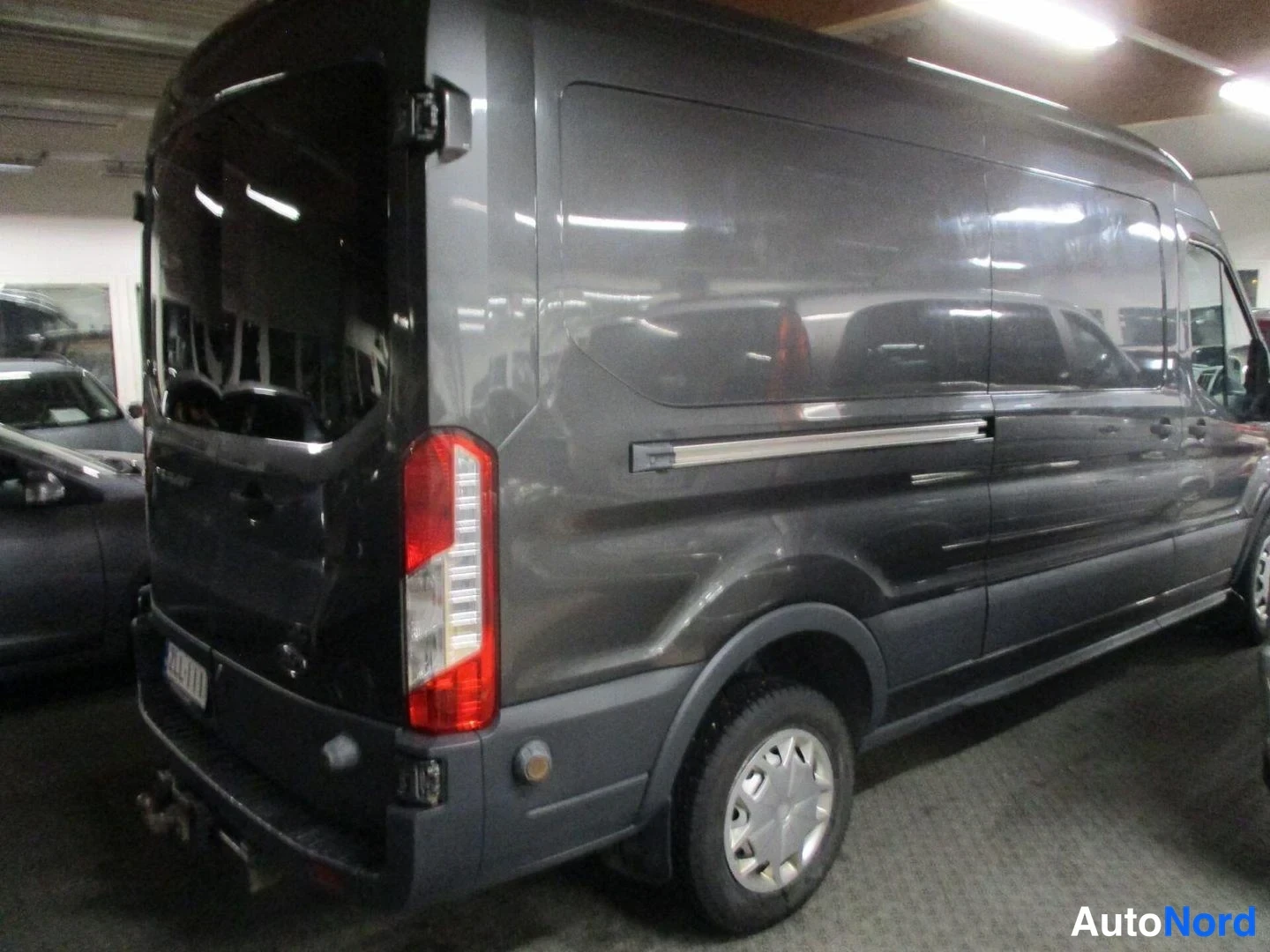 Harmaa Ford Transit 2017, takaviisto, kuva 5