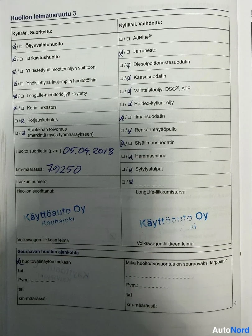 Sininen Volkswagen Passat 2013, asiakirja, kuva 22