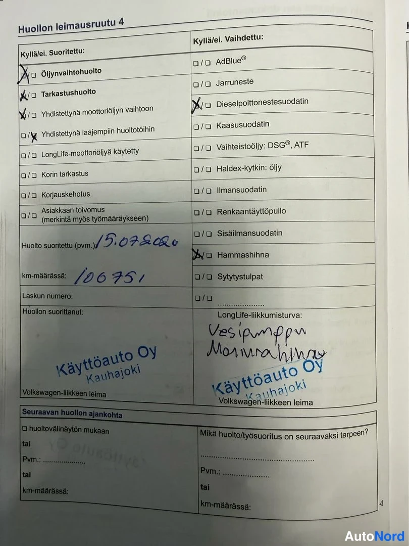 Sininen Volkswagen Passat 2013, asiakirja, kuva 23
