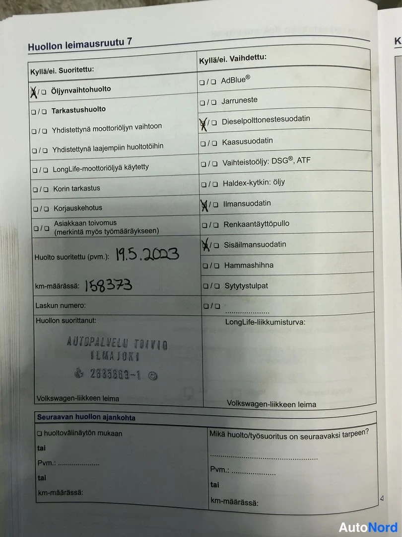 Sininen Volkswagen Passat 2013, asiakirja, kuva 26