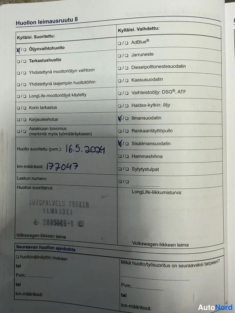 Sininen Volkswagen Passat 2013, asiakirja, kuva 27