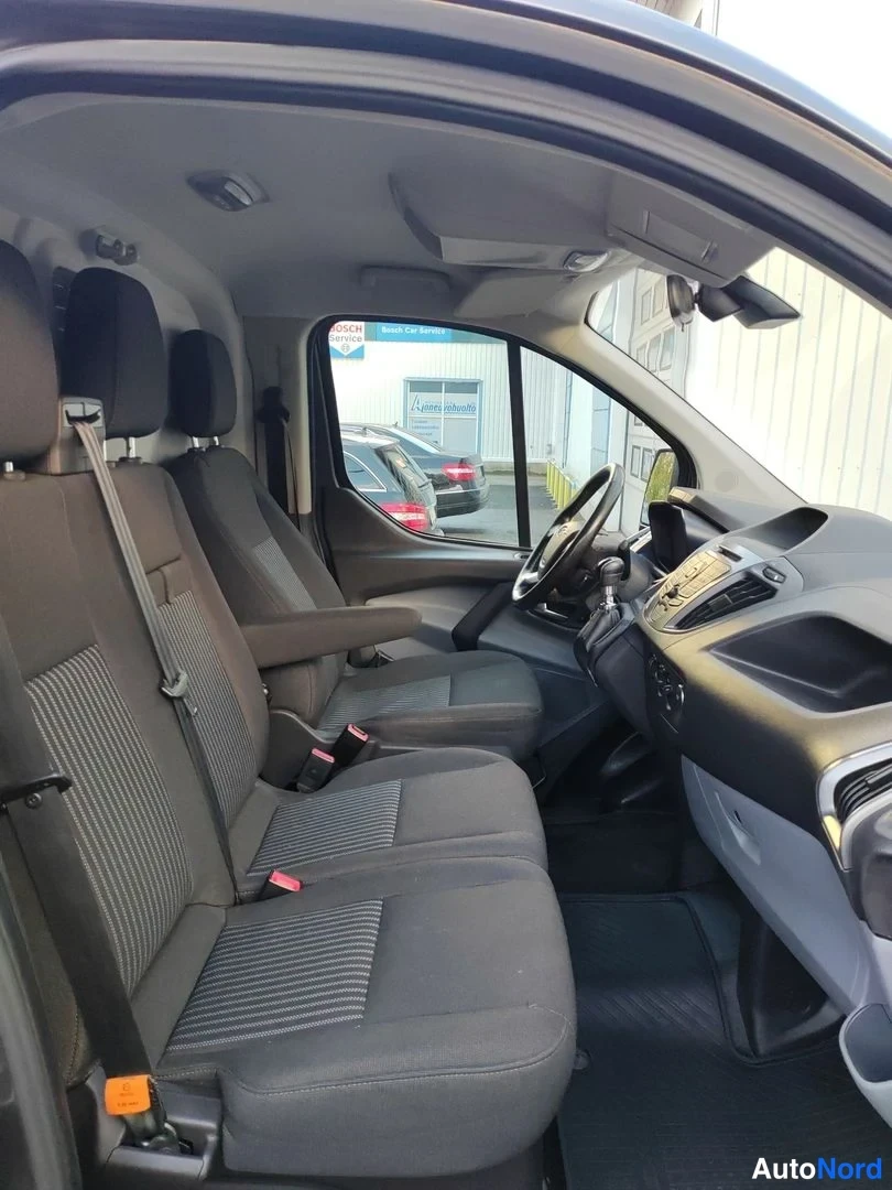 Harmaa Ford Transit Custom 2016, etuistuimet, kuva 12