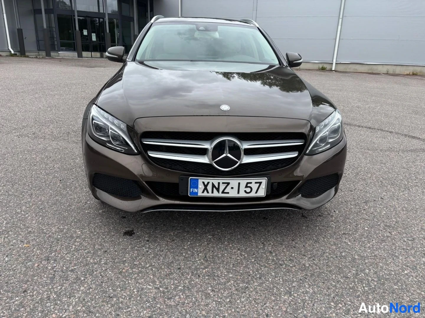 Brown Mercedes-Benz C 250 BlueTEC 4MATIC 2015, front, photo 4