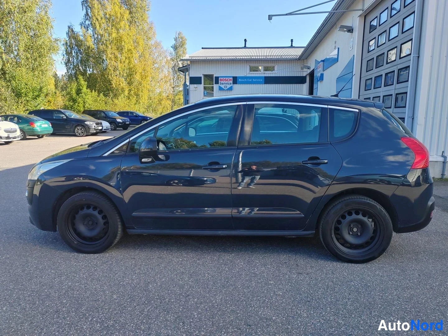 Harmaa Peugeot 3008 2010, sivulta, kuva 4