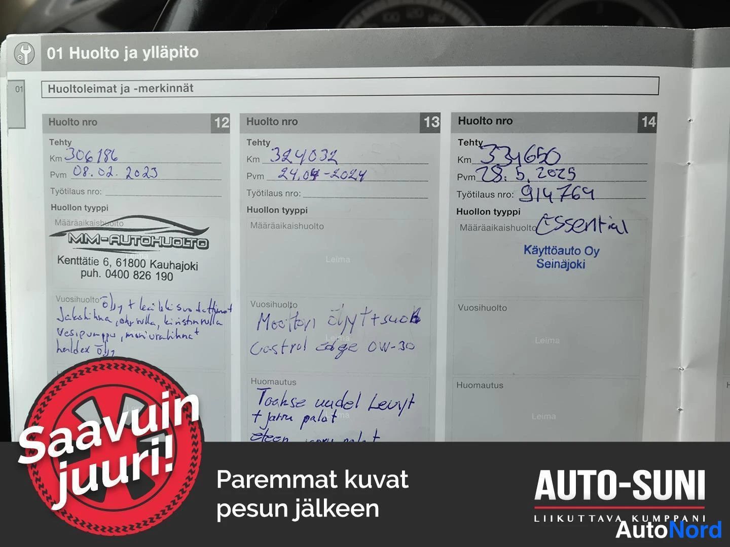 Punainen Volvo XC60 2013, asiakirja, kuva 9