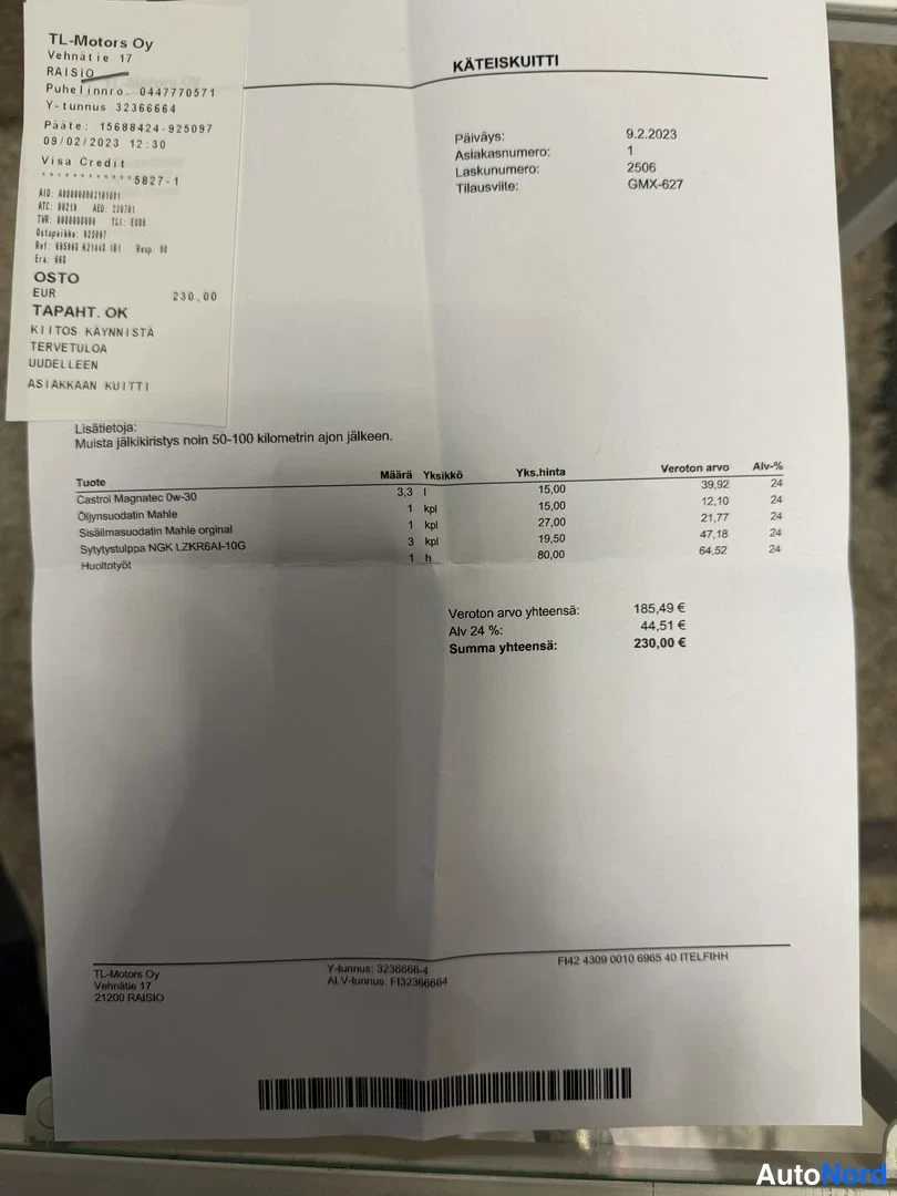 Valkoinen Citroen C3 2017, asiakirja, kuva 24