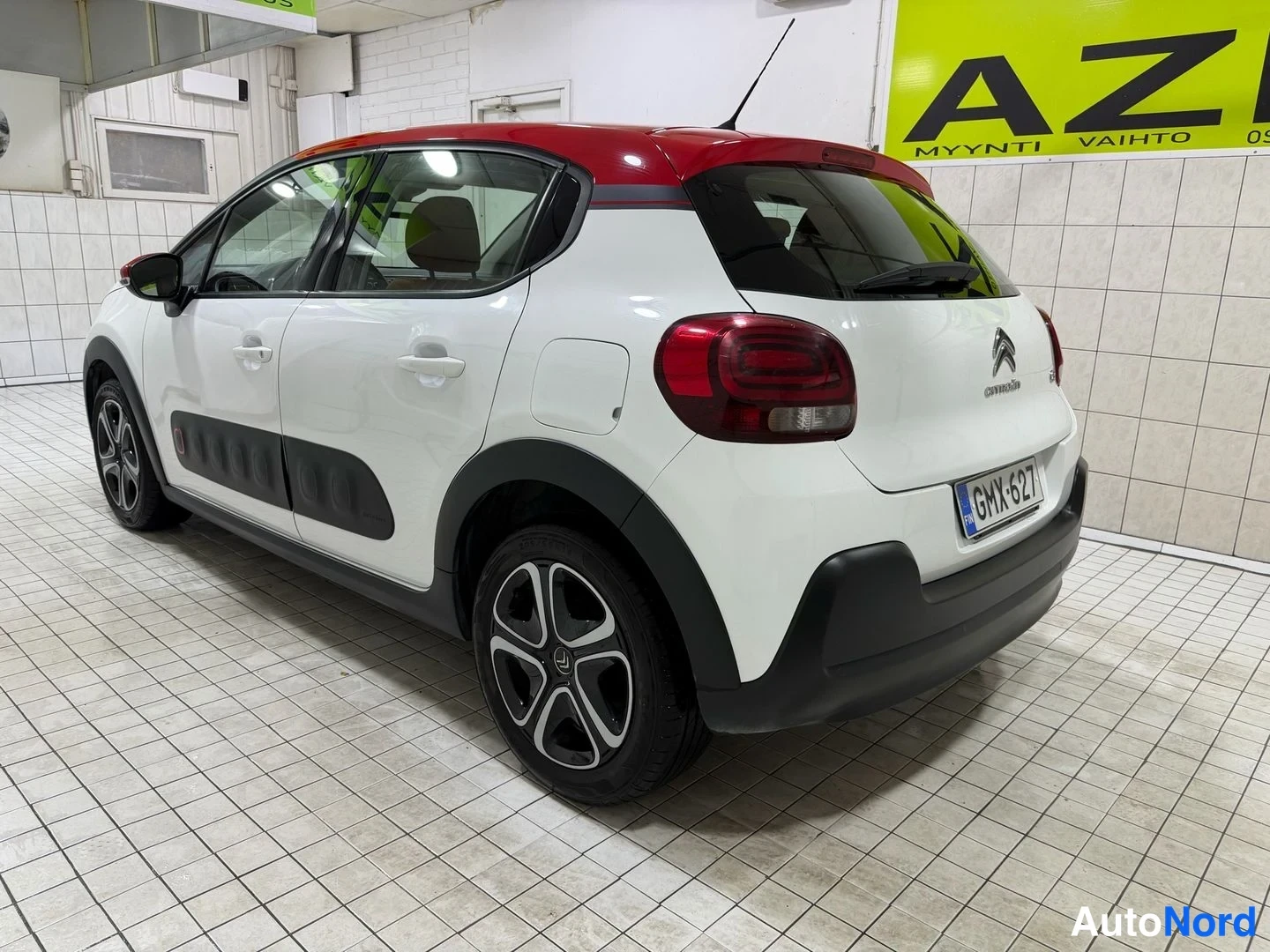 Valkoinen Citroen C3 2017, takaviisto, kuva 8