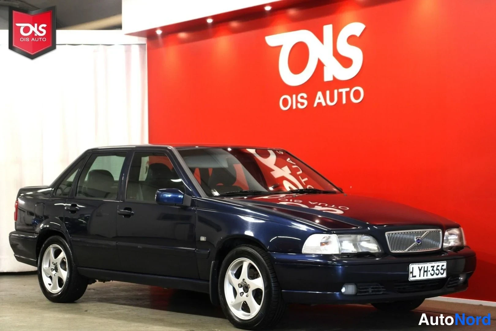 Sininen Volvo S70 2000, etuviisto, keula oikealle, kuva 4