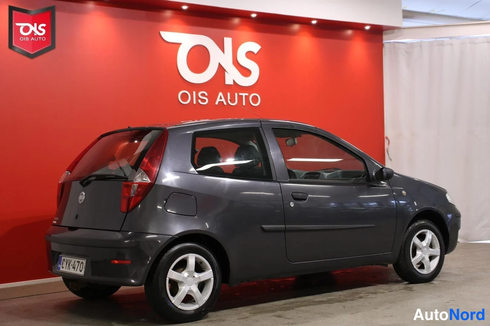 Harmaa Fiat Punto 2005, takaviisto, kuva 5