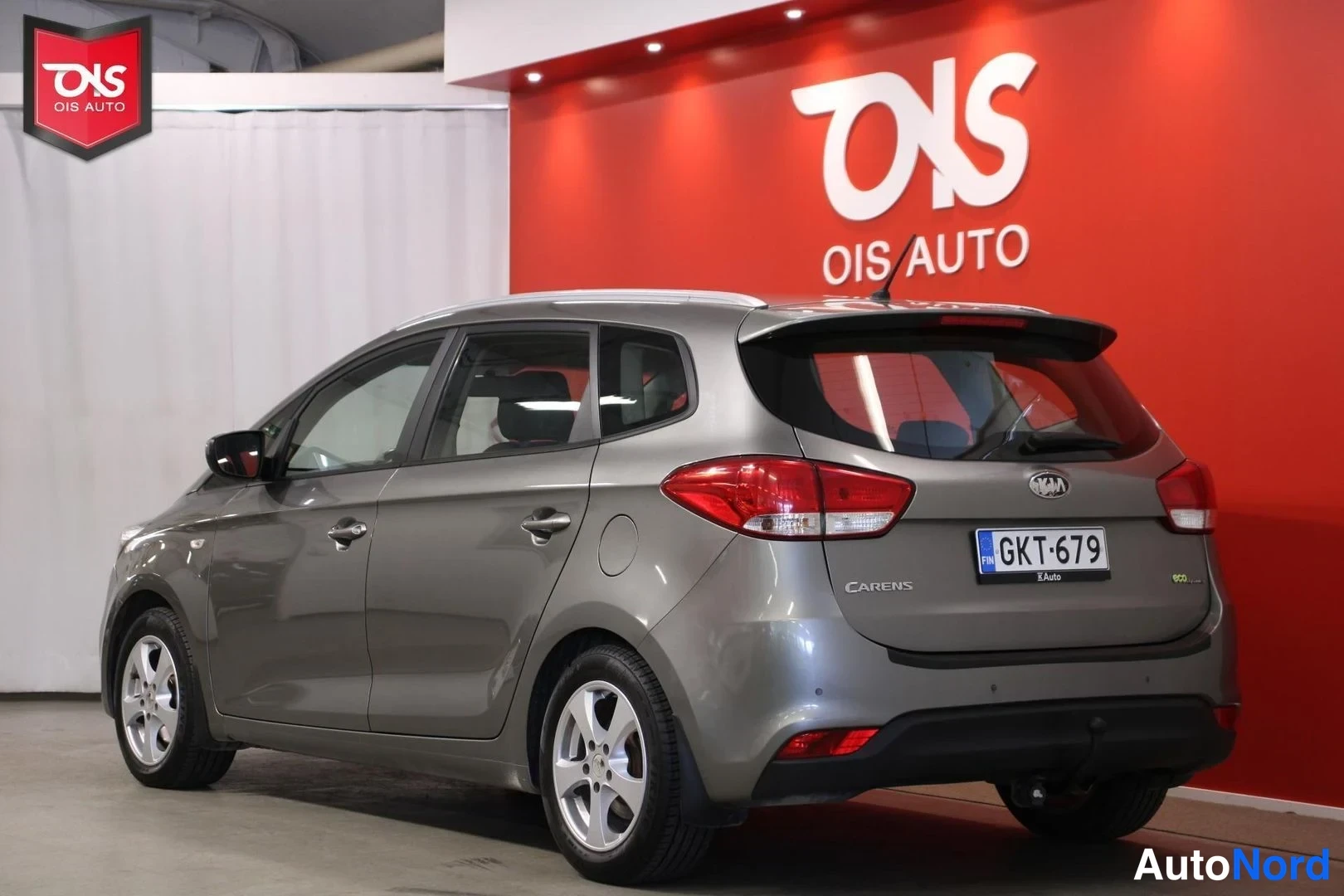 Harmaa Kia Carens 2013, takaviisto, kuva 7