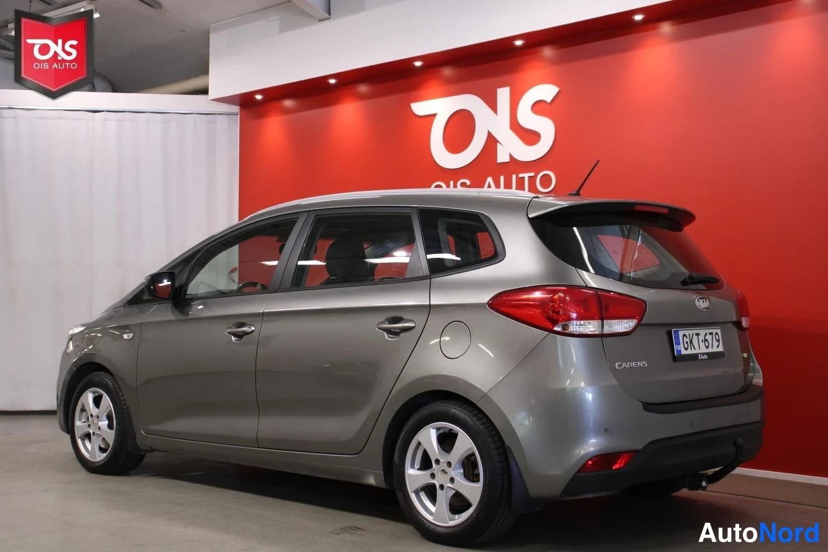 Harmaa Kia Carens 2013, takaviisto, kuva 8