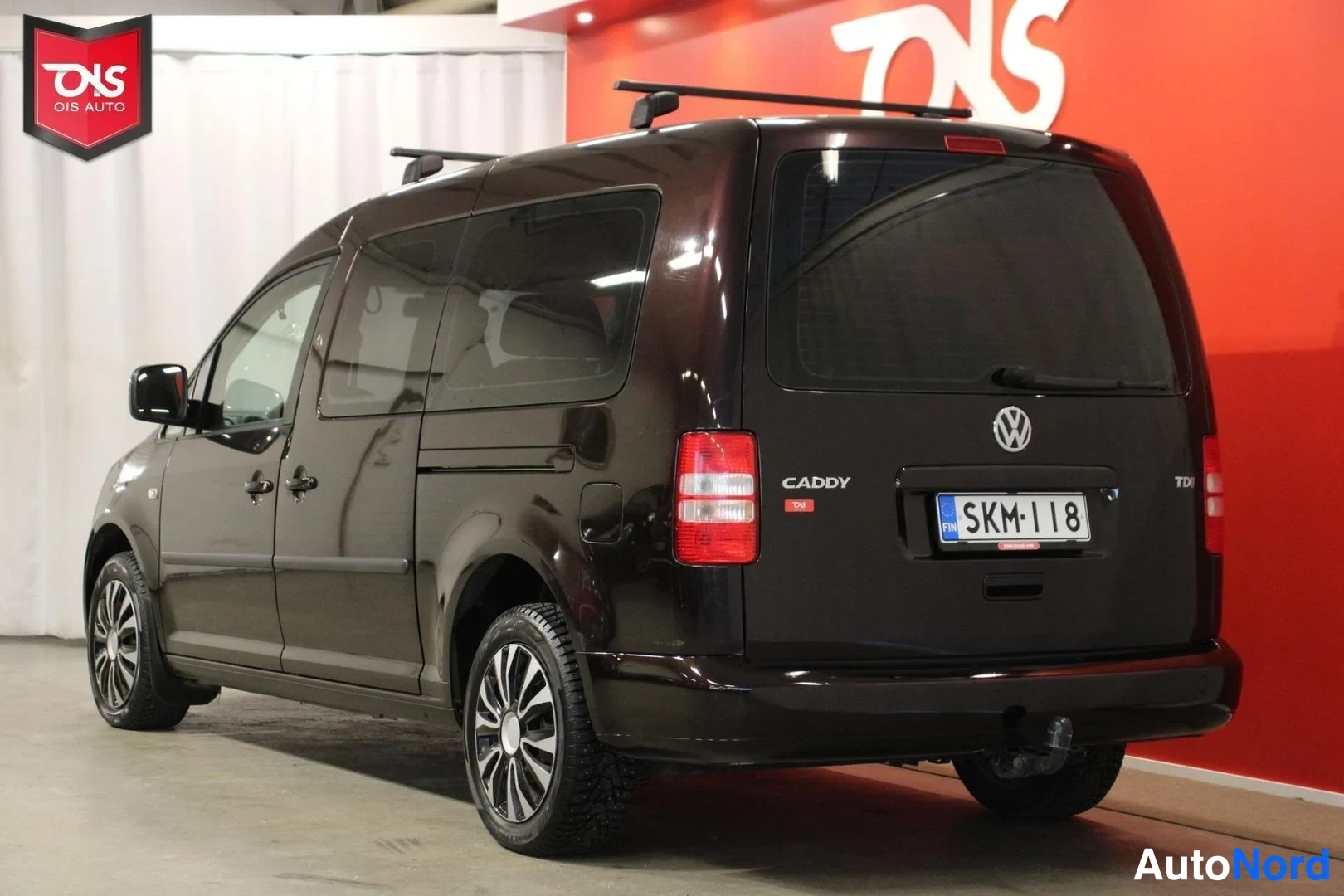 Violetti Volkswagen Caddy 2011, takaviisto, kuva 5