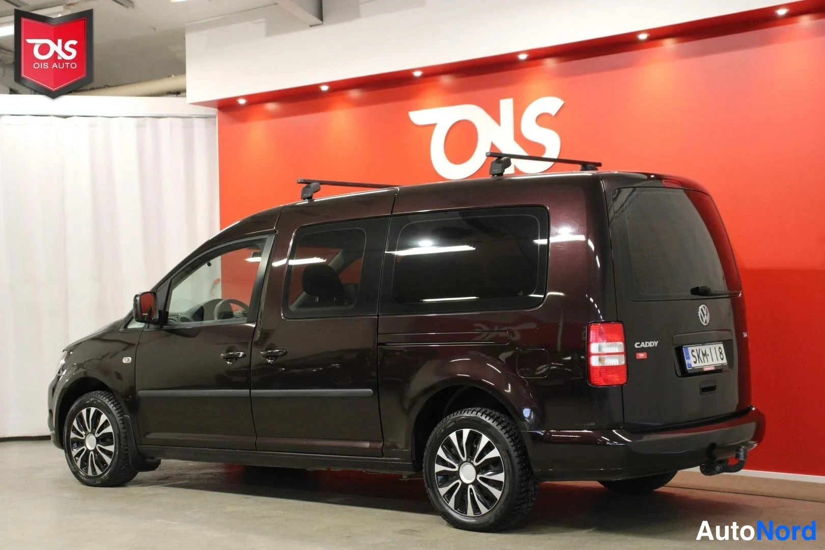 Violetti Volkswagen Caddy 2011, takaviisto, kuva 6