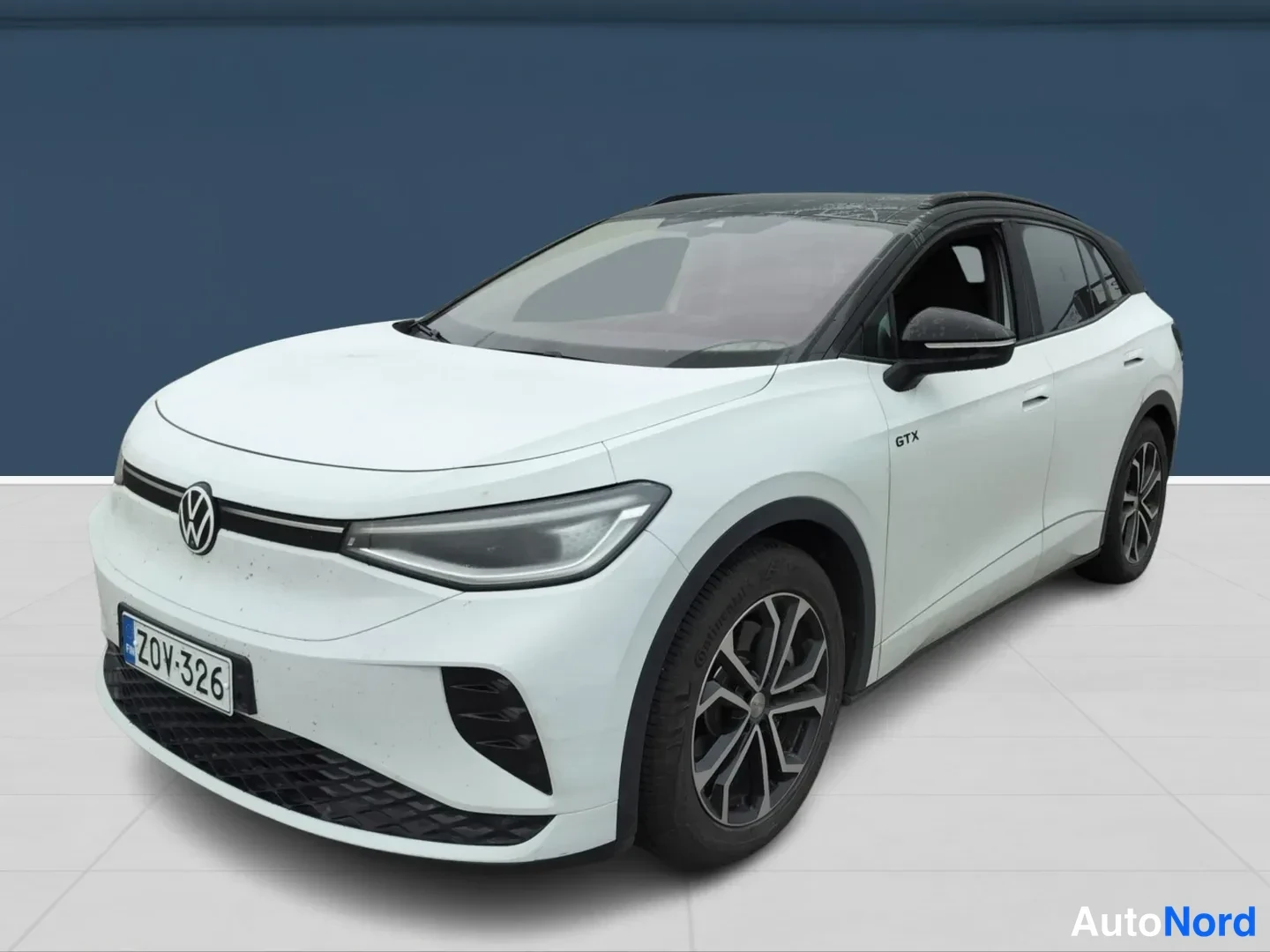 Valkoinen Volkswagen ID.4 2023, etuviisto, keula vasemmalle, kuva 2
